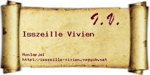 Isszeille Vivien névjegykártya